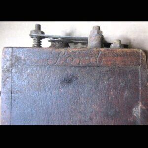 Antique Ford Model T Model A Wood Ignition Coil Battery Box Ford Original RARE